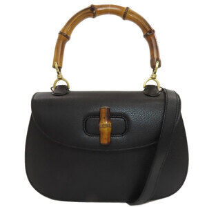 Gucci 000-2113-0633 Bamboo 2-Way Handbag Calfskin Women's GUCCI